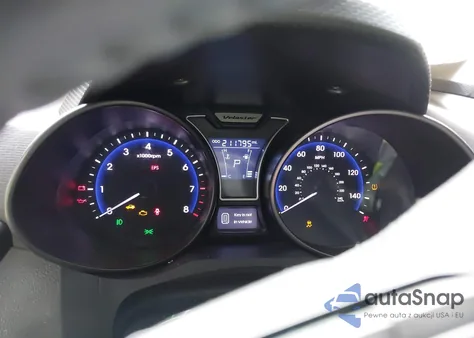 2013 Hyundai Veloster Turbo W/Black z USA, uszkodzony, nr VIN KMHTC6AE2DU106462